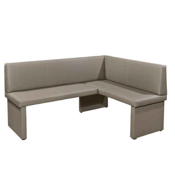 Lavice rohová, ekokůže capuccino, pravá, MODERN