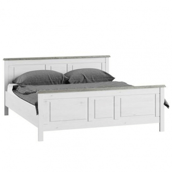 Postel, bílá, 160x200 LIONA  LM 16