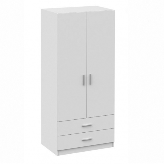 Skříň, DTD laminovaná, bílá, INVITA typ 5