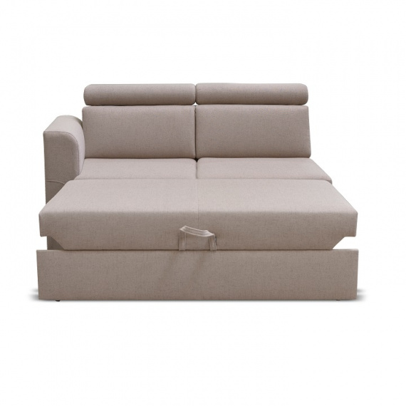 Otoman 2 1B ZF na objednávku k luxusní sedací soupravě, béžová, levý, MARIETA