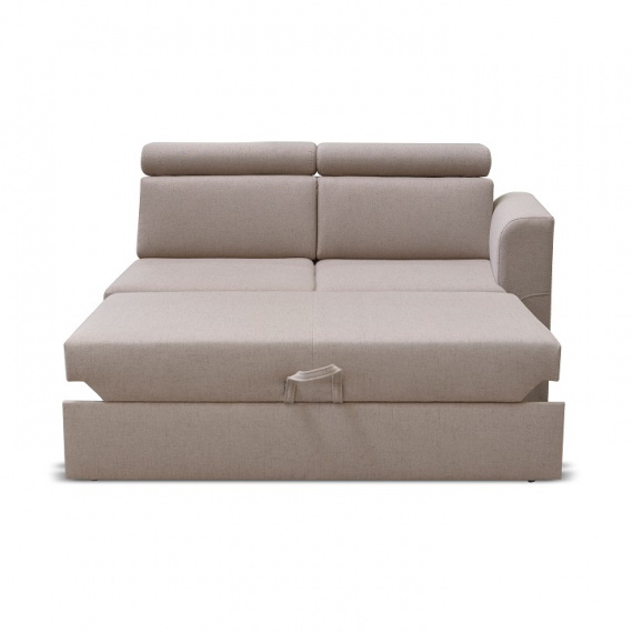 Otoman 2 1B ZF na objednávku k luxusní sedací soupravě, béžová, pravý, MARIETA