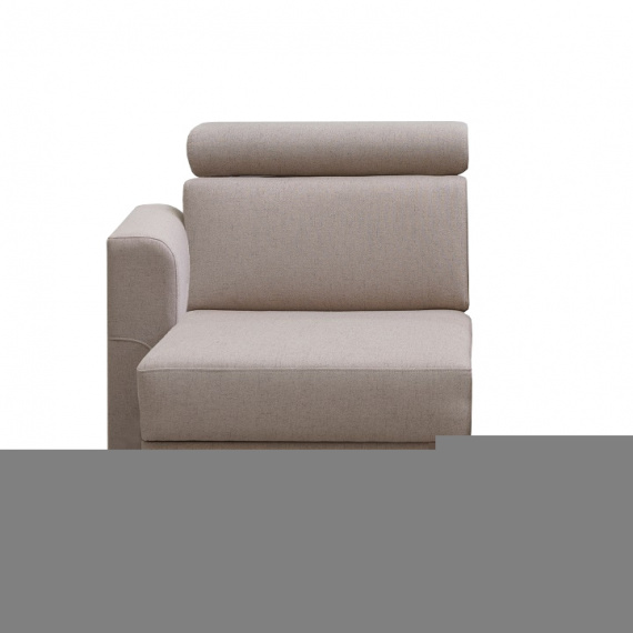 Otoman OTT 1B ZP na objednávku k luxusní sedací soupravě, béžová, levý, MARIETA