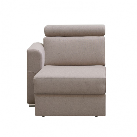 1-sed 1 1B L na objednávku k luxusní sedací soupravě, béžová, levý, MARIETA