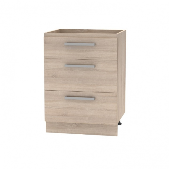 Spodní šuplíková skříňka 60, dub sonoma, NOPL-058-0S