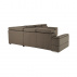 Sedací souprava, látka šedohnědá Taupe, pravá, SEGORIA LUX