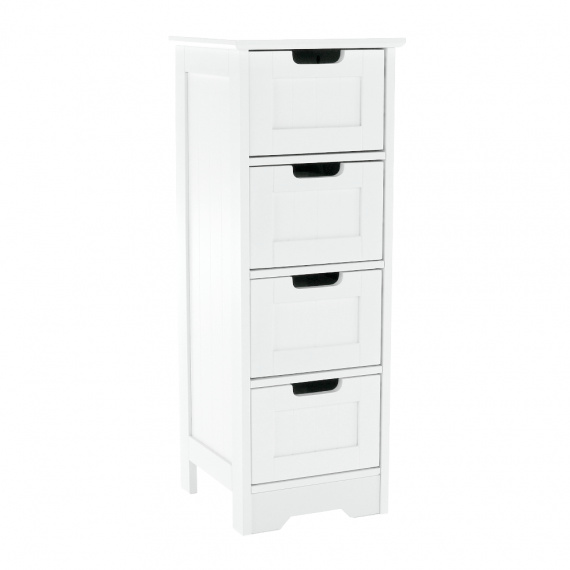 4-šuplíková komoda, bílá, ATENE TYP 7