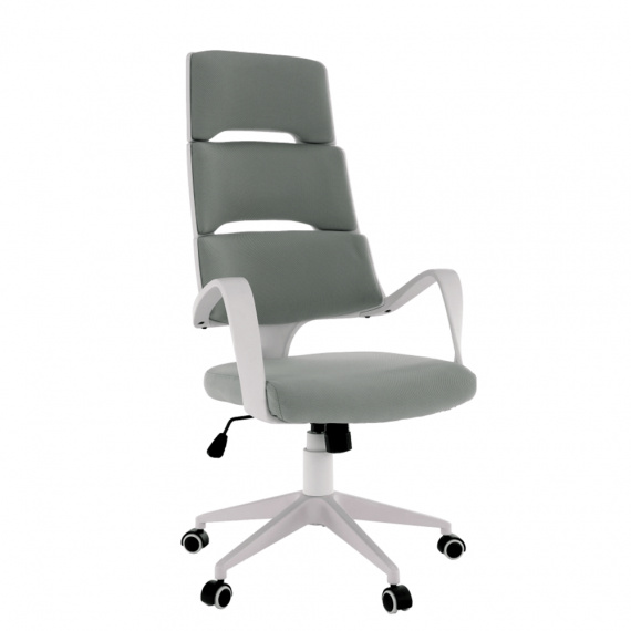 1055/5000Kancelářské křeslo, světlešedá / bílá, VISKAR