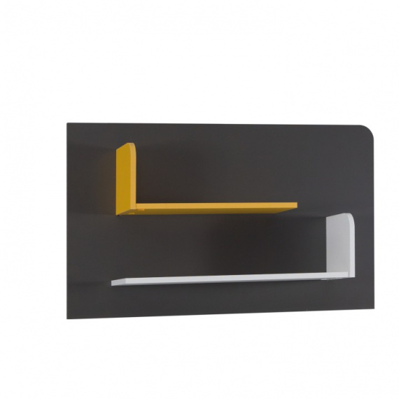 Police B6, bílá/šedý grafit/enigma/žlutá, MATEL