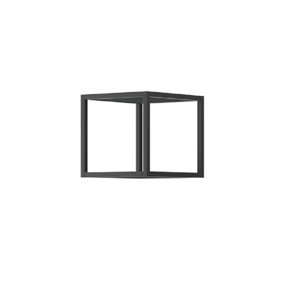 Kovová police, černá, SPRING EP30