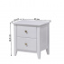 Noční stolek, bílá, JAVA 3