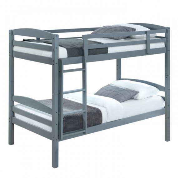 Patrová postel, 90x200 cm, masivní dřevo, FORKOLA