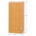 Horní skříňka, olše, ľavá, LORA MDF NEW KLASIK W40 / 735