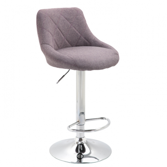 Barová židle, šedohnědá TAUPE / chromová, MARID