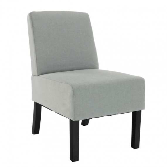 Křeslo, světle šedá/černá, HEROLA