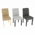 Jídelní židle, světle šedá/černá, SELUNA