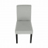 Jídelní židle, světle šedá/černá, SELUNA