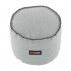 Sedací vak-taburet, šedá látka, NUTAN
