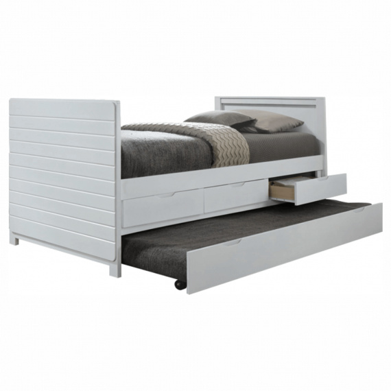 Postel s výsuvnou přistýlkou, 90x200, EMIRA