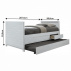 Postel s výsuvnou přistýlkou, 90x200, EMIRA