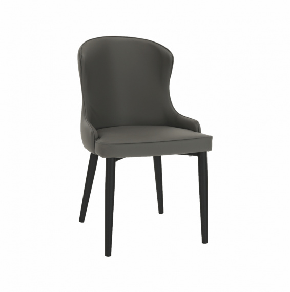 Jídelní židle, šedá/černá, SIRENA