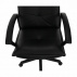 Kancelářské křeslo, černá ekokůže, GOTHEL