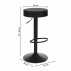 Barová židle, černá, PONGO