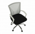 Kancelářské křeslo, šedá / černá / bílá / chrom, IZOLDA