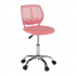 Otočná židle, růžová/chrom, SELVA