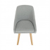 Jídelní židle, šedá/buk, TEZA