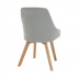 Jídelní židle, šedá/buk, TEZA