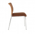 Zasedací židle, hnědá/chrom, ALTAN