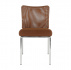 Zasedací židle, hnědá/chrom, ALTAN