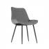 Židle, šedá / černá, SARIN