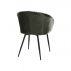 Jídelní křeslo, olivově zelená/černá, FIORA