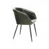 Jídelní křeslo, olivově zelená/černá, FIORA