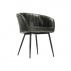 Jídelní křeslo, olivově zelená/černá, FIORA