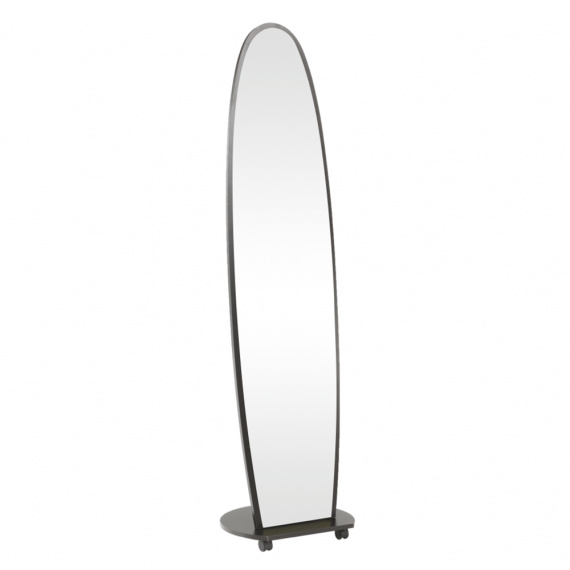 Zrcadlo na kolečkách, černá, ORKAN