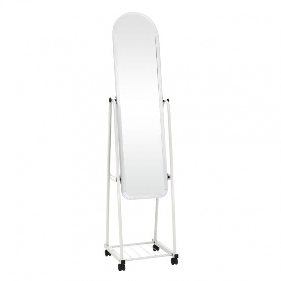 Zrcadlo na kolečkách, bílá, DUMAS