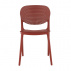 Židle, červená, FEDRA
