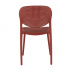 Židle, červená, FEDRA