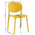 Židle, žlutá, FEDRA