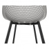 Jídelní židle, šedá/černá TEGRA