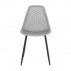 Jídelní židle, šedá/černá TEGRA