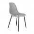 Jídelní židle, šedá/černá TEGRA