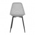 Jídelní židle, šedá/černá TEGRA