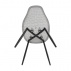 Jídelní židle, šedá/černá TEGRA