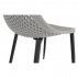 Jídelní židle, šedá/černá TEGRA