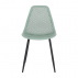 Jídelní židle, zelená/černá TEGRA