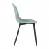 Jídelní židle, zelená/černá TEGRA