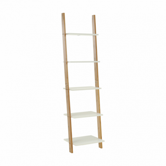 Regál, bílá / bambus, GAPA TYP 3